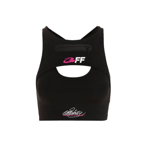 OFF-WHITE For Run Cut-out Sports Bra