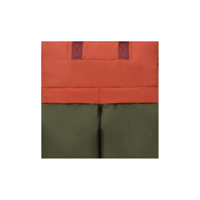 MARNI Cotton With Nylon Backpack Men's Olive Green/Red/Orange-4