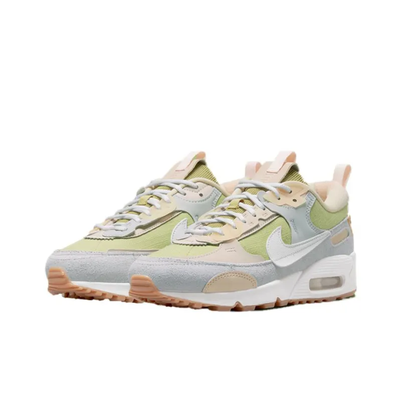 Nike Air Max 90 Futura Buff Gold Light Green Women's-2
