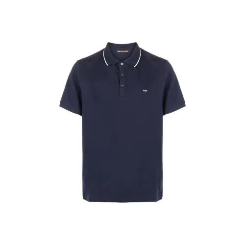 MICHAEL KORS Polo Shirts Men Navy