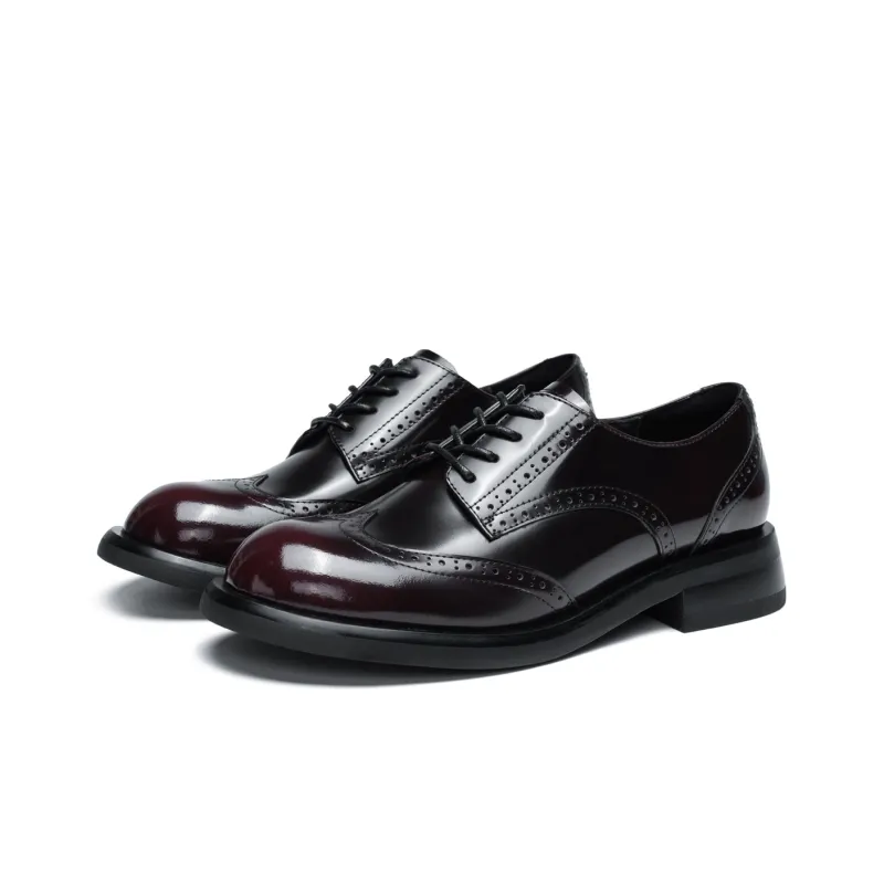 Anthony Miles Casual Single Shoes Women's Burgundy-1