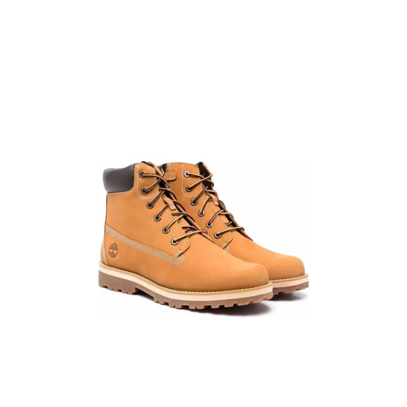 Timberland COURMA Kid 6 Waterproof, Abrasion Resistant Cushioning Ankle Length Outdoor Boots Women's Orange Yellow-1