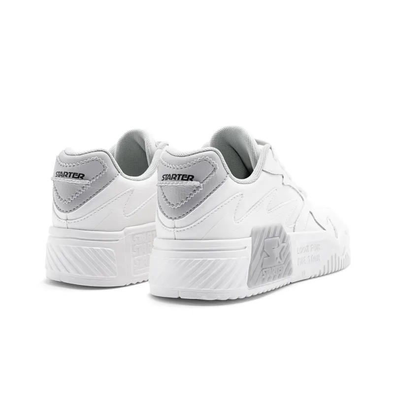 STARTER Vol Lightweight Wave Sneakers Lightweight And Wear resistant Low Top Skateboard Shoes Men's White-4
