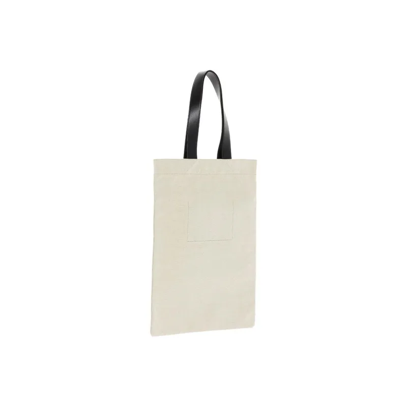 JIL SANDER Canvas Shoulder Bag, Handbag Regular Women's Beige-1