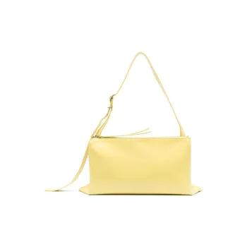 JIL SANDER Folded Edge Zipped Medium Shoulder Bag