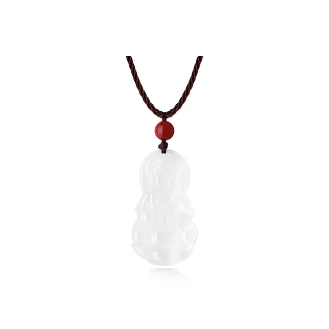 MOONS FAME Chalcedony Necklaces Unisex-9