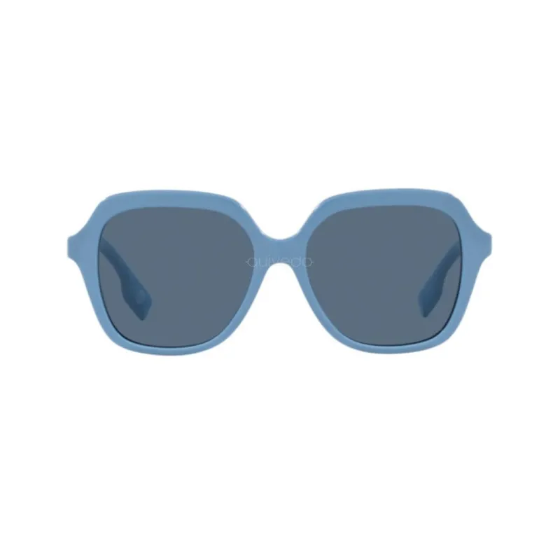 Burberry Injection Molded Irregular Shape Sunglasses Women's Blue-2