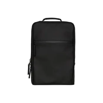 Rains Polyester Backpack Medium Size Unisex Black