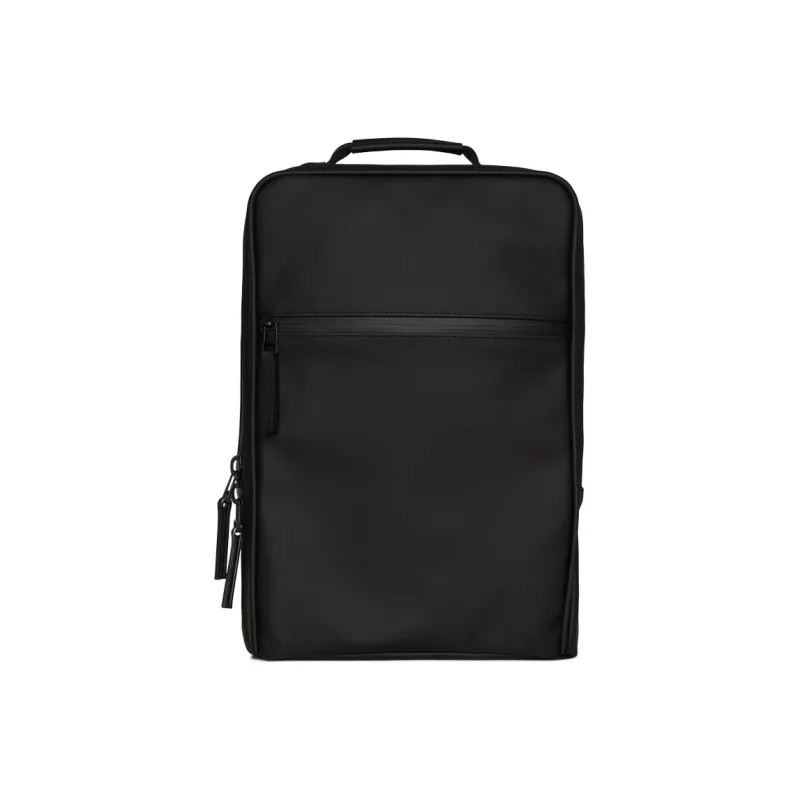 Rains Polyester Backpack Medium Size Unisex Black-0