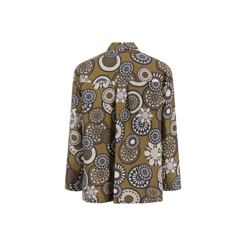 'S MAX MARA Reversible Pattern Printed Shirt-1