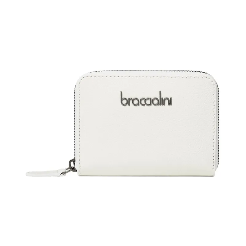 Braccialini PU Coin Purses Wallets Women's White-0
