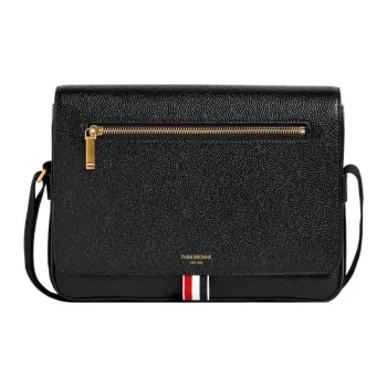 THOM BROWNE Logo Detailed Messenger Bag