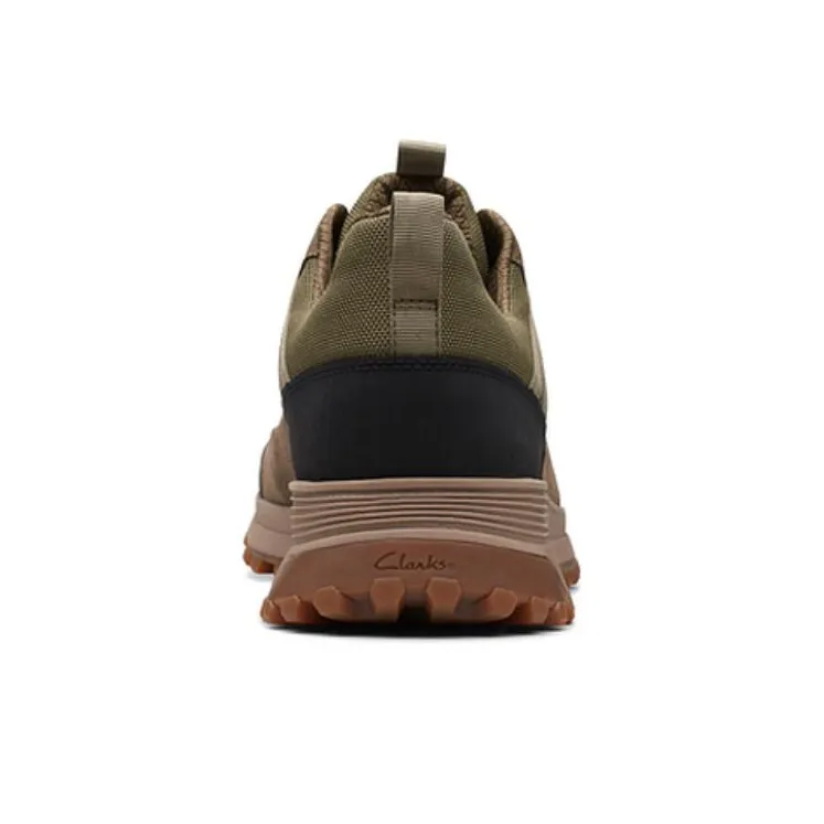 Clarks Low Top Sports Casual Shoes Men's Dark Olive Green-2