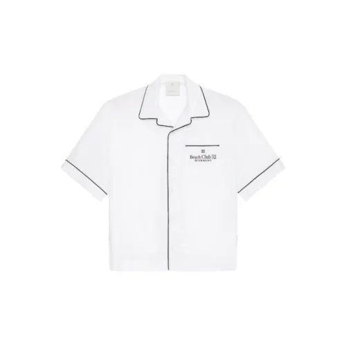 Givenchy Contrasting-trim Linen Shirt