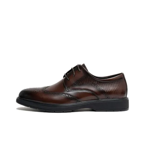 BASTO Dress Shoes Men Low-Top