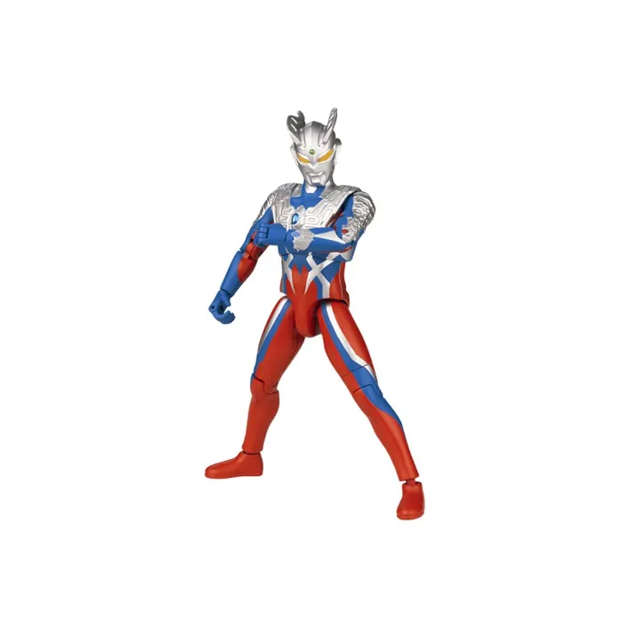 BANDAI Ultra With Speaker Highly Poseable Collection Ultraman Zero Action Figures-1