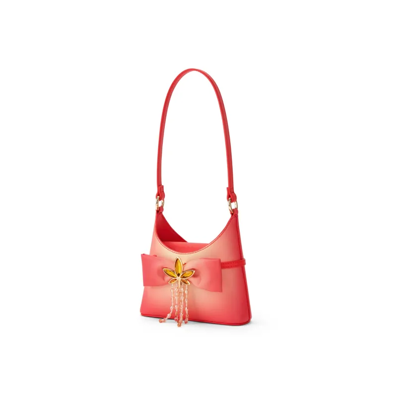 CHARLES&KEITH Glory Of Kings Collaboration Series Polyurethane Maple Leaf Shoulder Bag Women's Multicolor-12