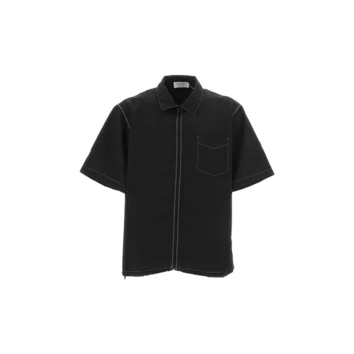 Marine Serre Shirts Men Black