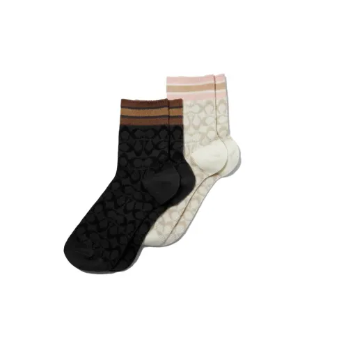 COACH Ankle Socks Women's 2 Pack