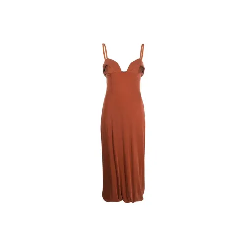 Jacquemus Praia Bustier-neck Midi Dress