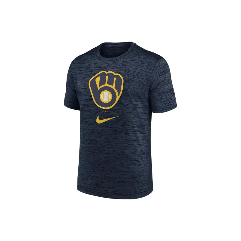 Mlb X Nike T-Shirts Men Black Blue-1