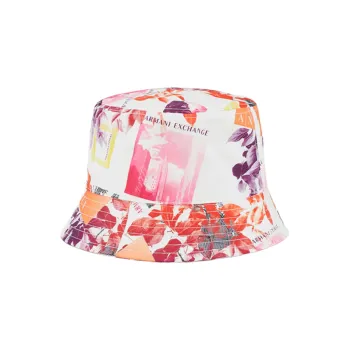 ARMANI EXCHANGEAE Cotton Bucket Hats Unisex Multicolor