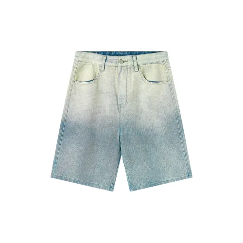 LEMANISM Denim Shorts Unisex Light Blue