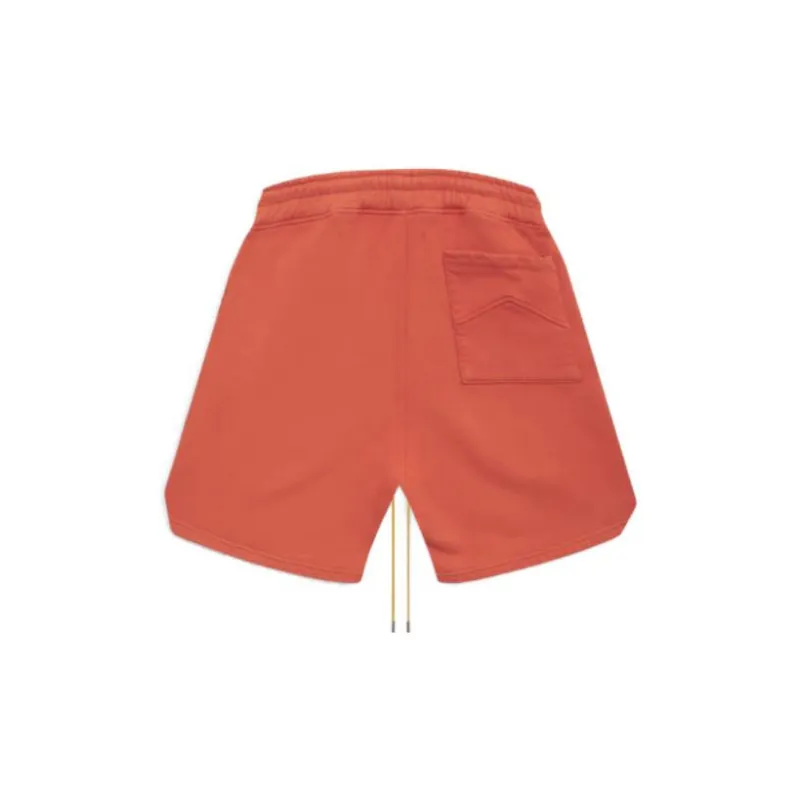 RHUDE Casual Shorts Men Orange Red-1