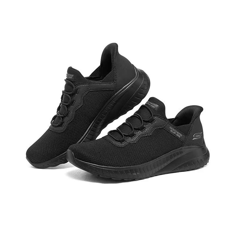 Skechers Slip ins Bobs Sport Squad Chaos 'Black' Women's-2
