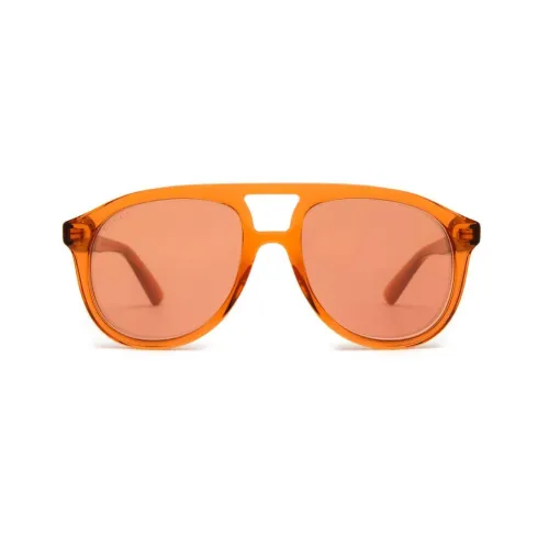 GUCCI Sunglasses Men Orange