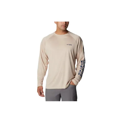 Columbia T-Shirts Men Beige