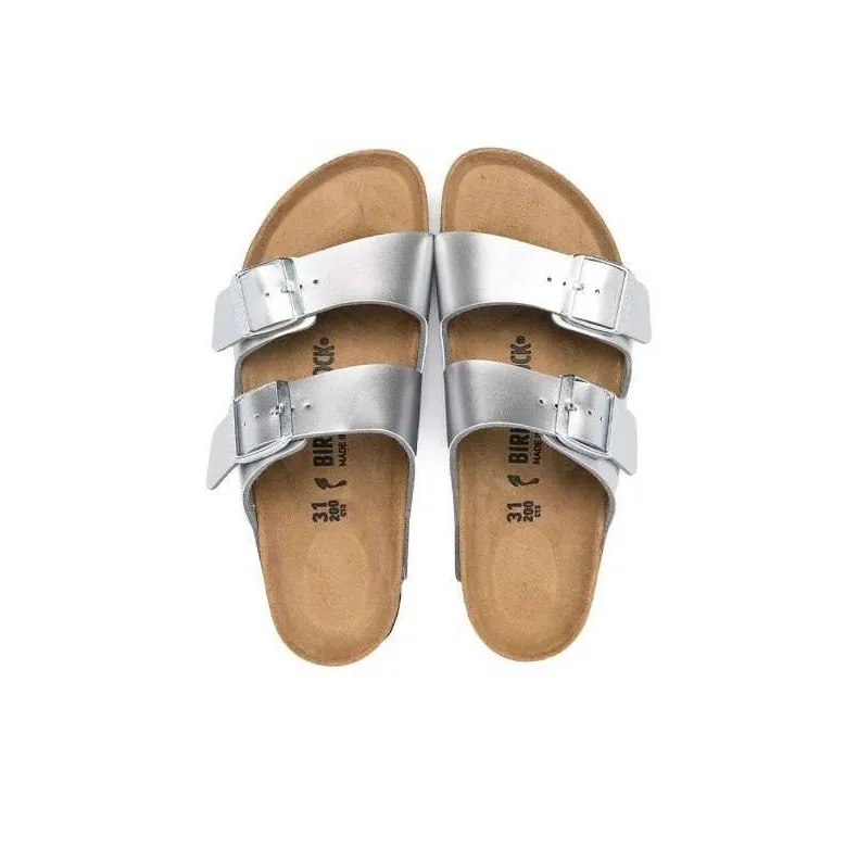 Birkenstock Kids Metallic Pool Slides-3