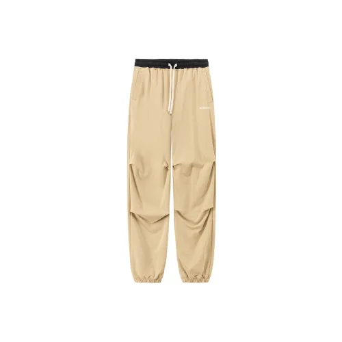 NO ONE ELSE Casual Pants Unisex Khaki