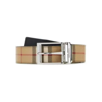 Burberry Checked Buckle Belt
