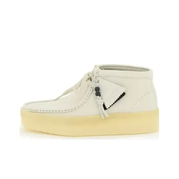 Clarks Wallabee Cup Boots 'White Nubuck' Women's