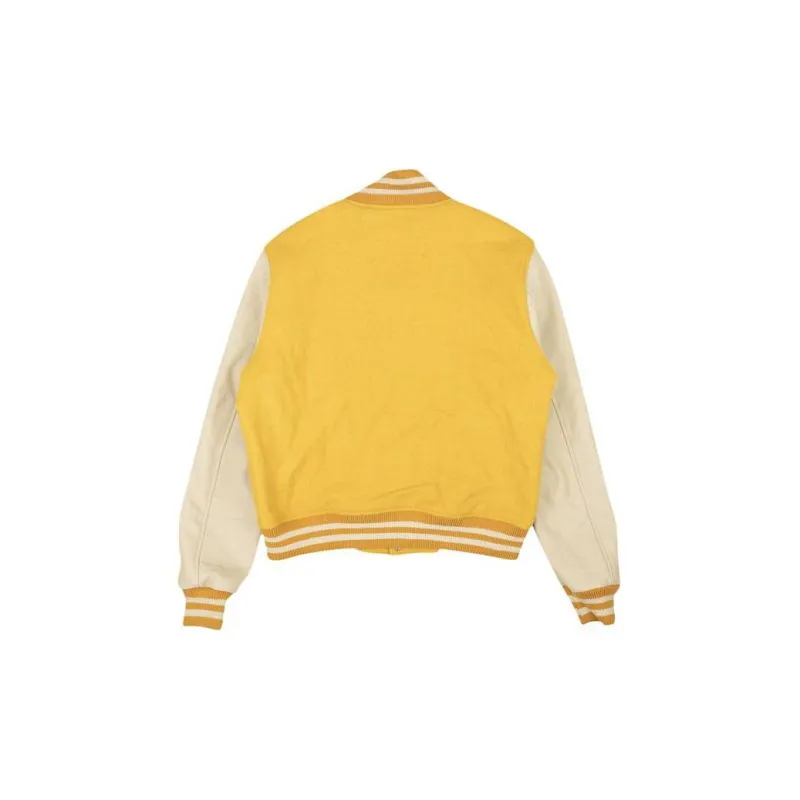 AMIRI Wool Letterman Bomber Jacket-1
