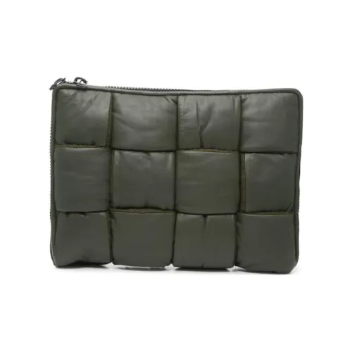 Bottega Veneta Leather Briefcases Men's Green