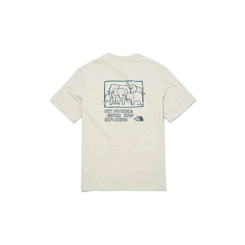 THE NORTH FACE T Shirt Men's Beige-1