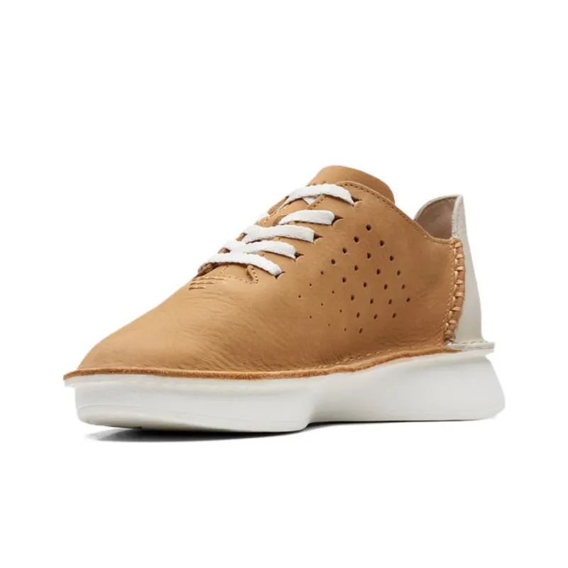 Clarks Low-Top Sports Casual Shoes Women's Khaki-2