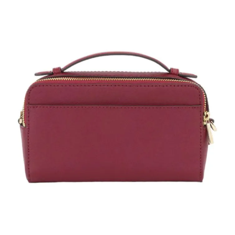 MICHAEL KORS Jet Set Leather Camera Bag, Handbag, Shoulder Bag Women's Strawberry Purple-4