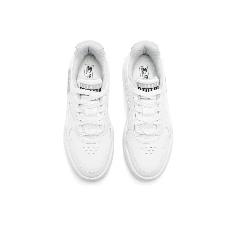 STARTER Vol Lightweight Wave Sneakers Anti Slip Wear Resistant Low Top Skateboard Shoes Women's White-3