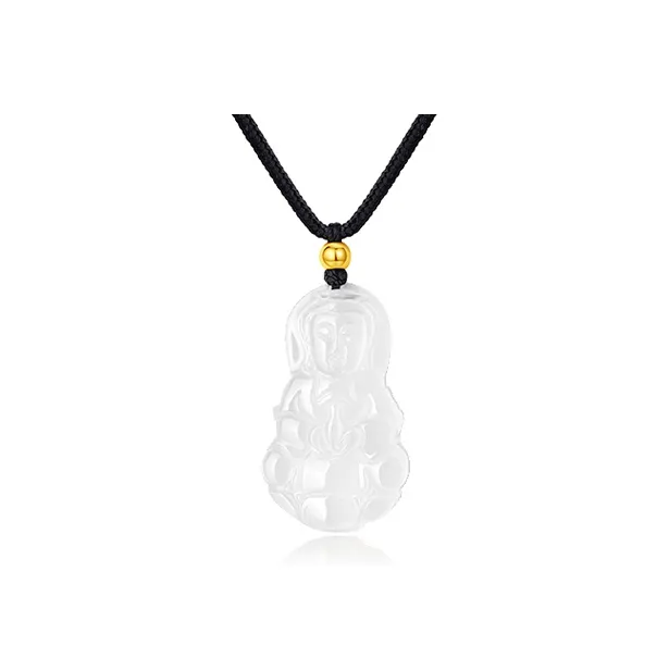 MOONS FAME Chalcedony Necklaces Unisex-7