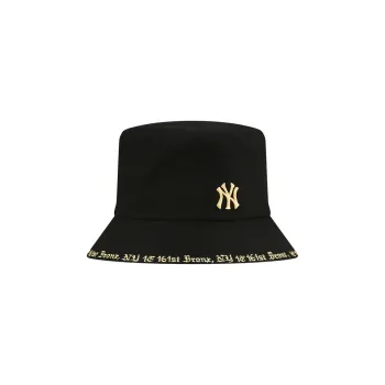 MLB Cotton Bucket Hats Unisex Black