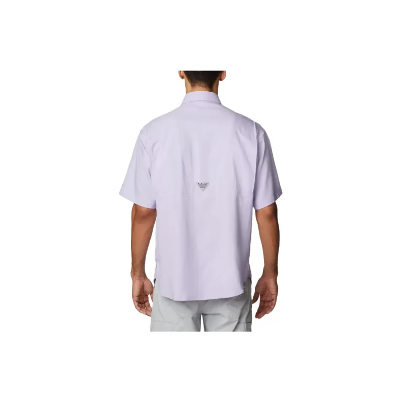 Columbia PFG Tamiami Shirts Men Light Purple-1