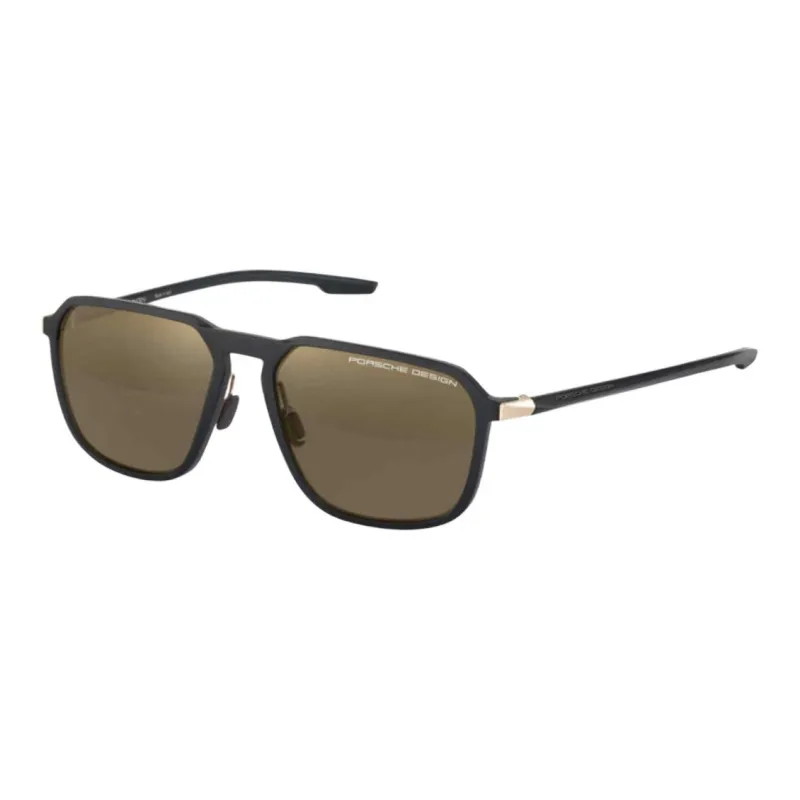 PORSCHE DESIGN Plate Frame Irregular Shape Sunglasses With Polarized Lenses Unisex-0