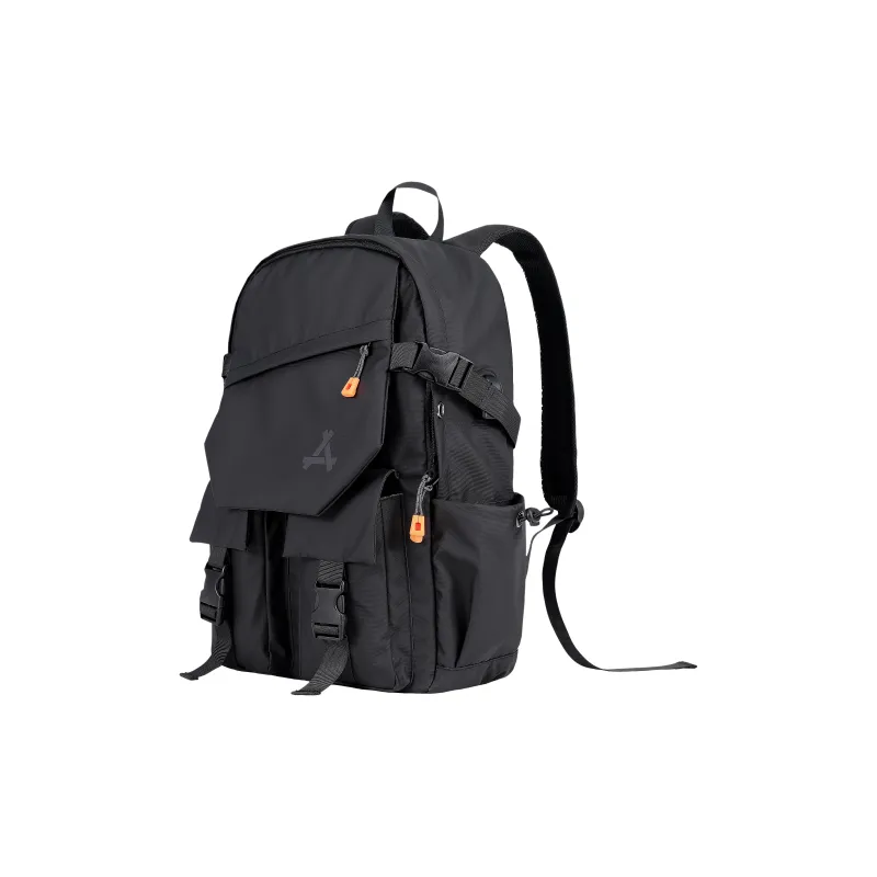 KONADCT Oxford/PU Backpack Large Size Unisex Black/Gray/White/Purple/Monogram/Coffee-1