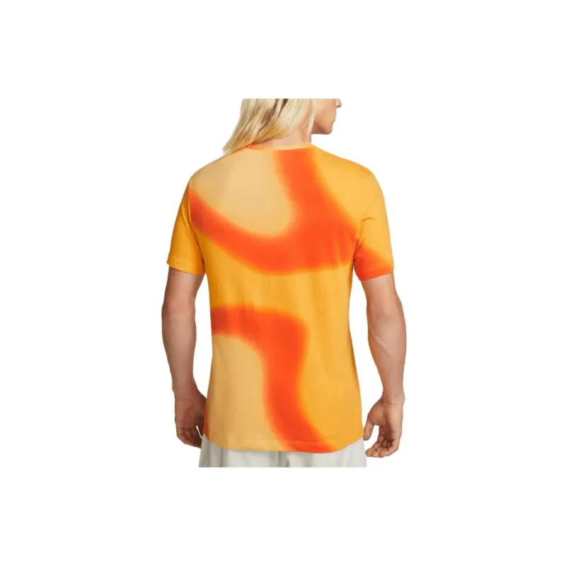 Nike T Shirts Men Orange-1