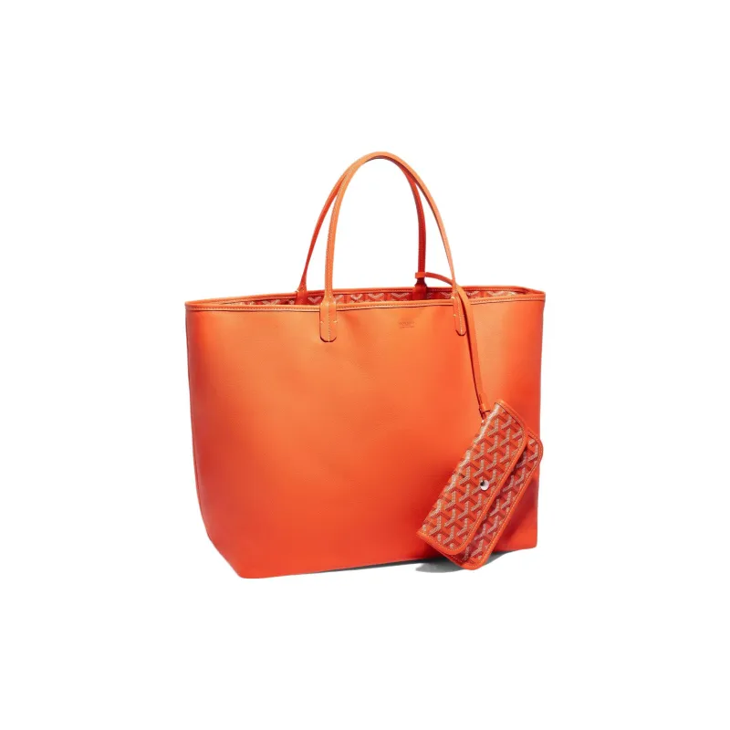 GOYARD Anjou Canvas With Leather Tote Shopping Bag Shoulder Bags Handbags Large Size Unisex 11 Colors-21
