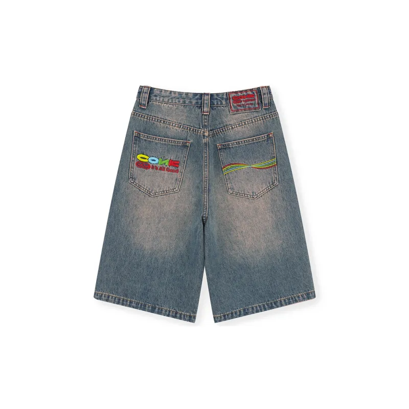 CONKLAB Denim Shorts Unisex Denim Blue-1