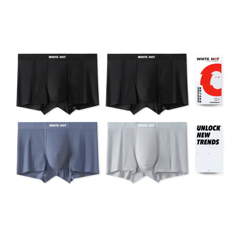 WHITE HOT Men Underpants-3